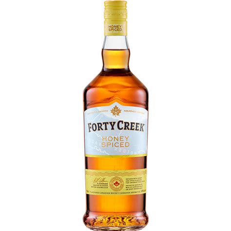 forty creek honey spiced whiskey.